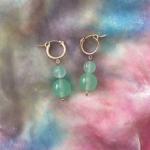 jade orb earrings thumbnail