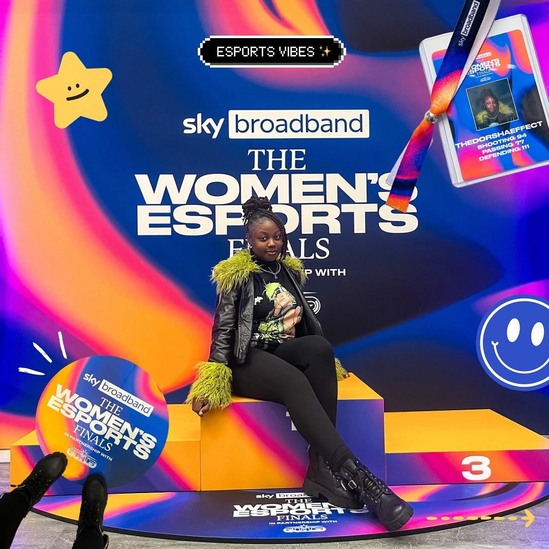 - Esports Vibes 👾✨

On Saturday I had the pleasure of attending the @sky_uk @guildesports Women’s Esports Finals 🥳 thank