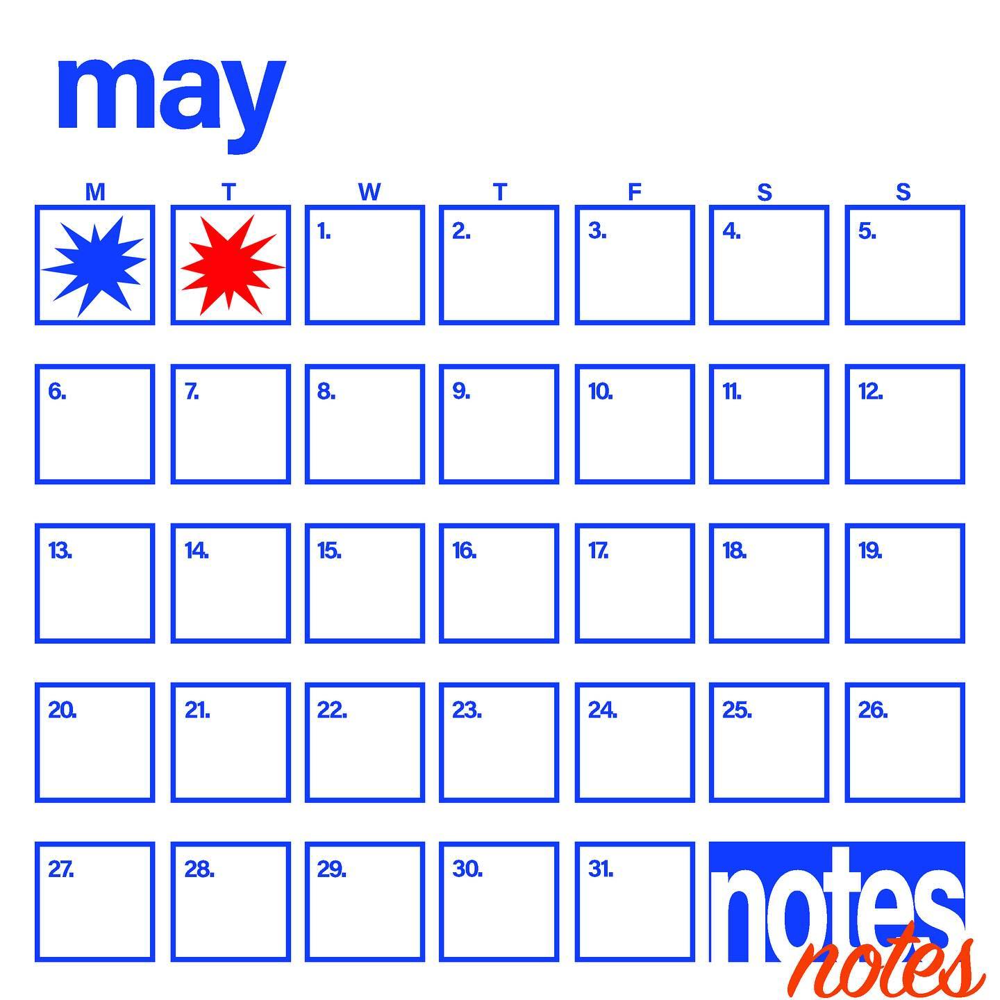 may i be your calendar?