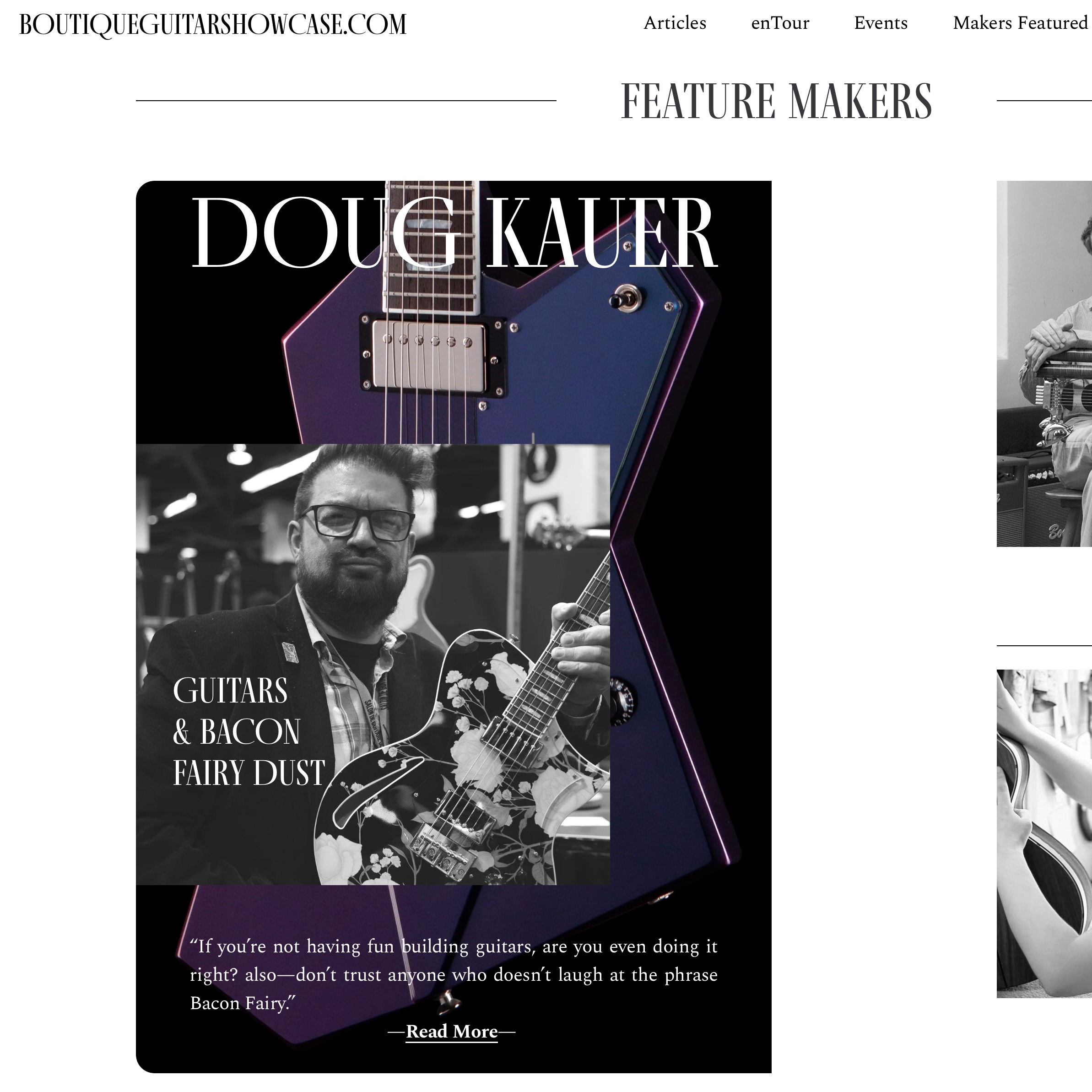 Builders Profile - Doug Kauer - Boutique Guitar Showcase thumbnail