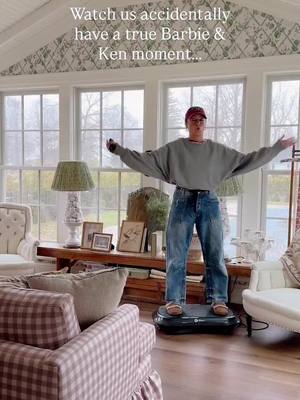 Can you get any more 💕Barbie & Ken💕 in a marriage than one person in the couple pressure washing outside & the other per