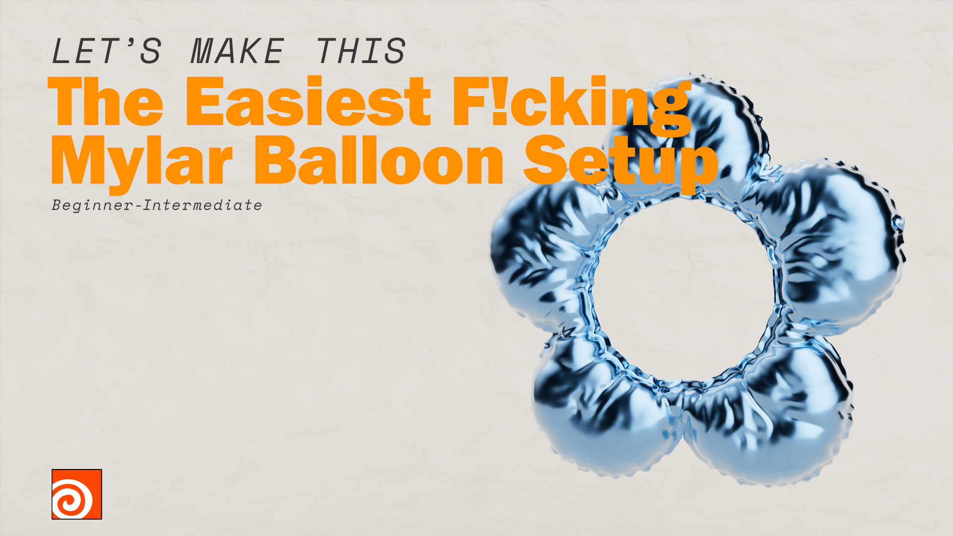 New Houdini Tutorial: Easiest Mylar Ballon Ever thumbnail