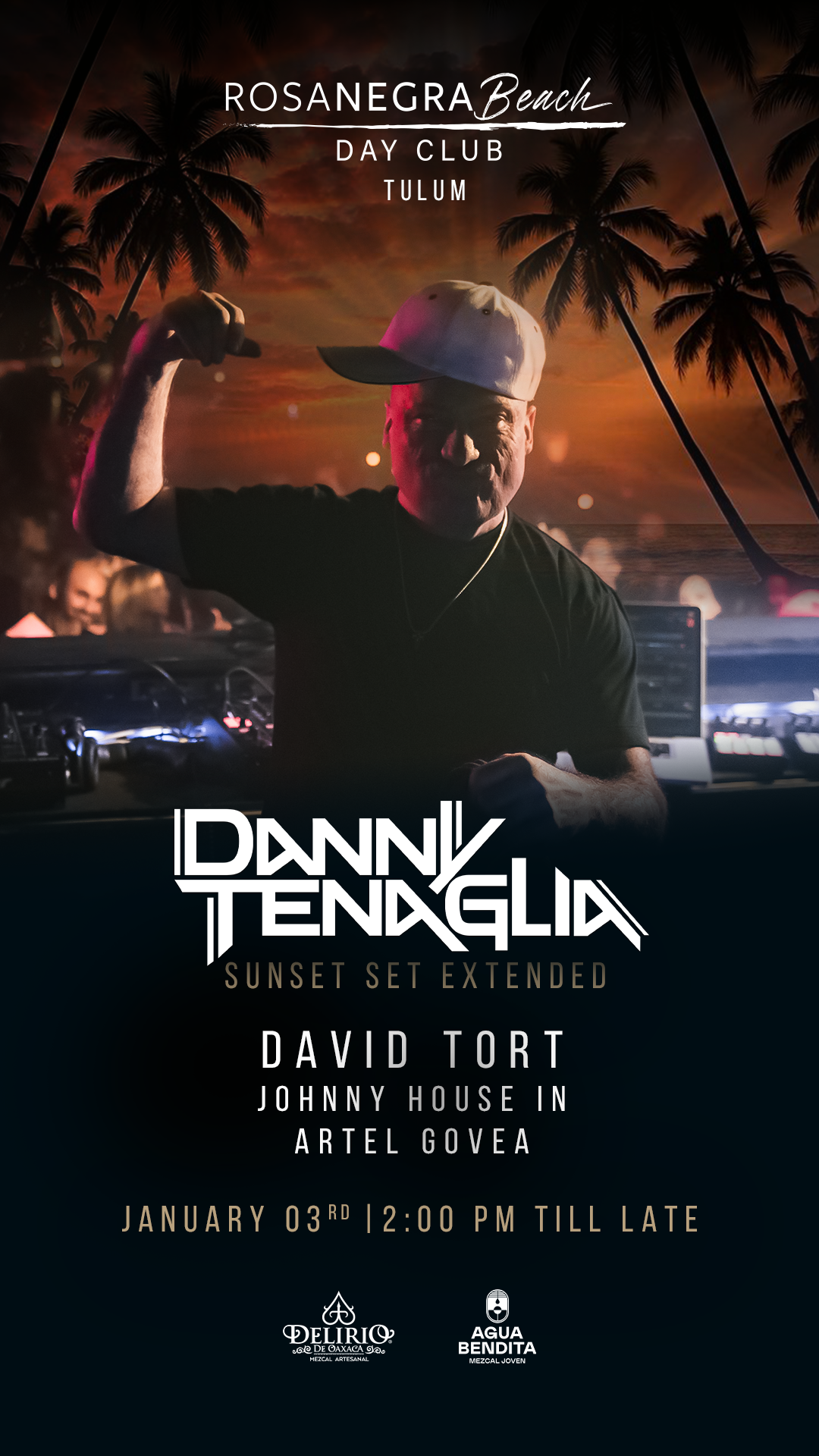 JAN 3 - DANNY TENAGLIA @ ROSA NEGRA BEACH thumbnail