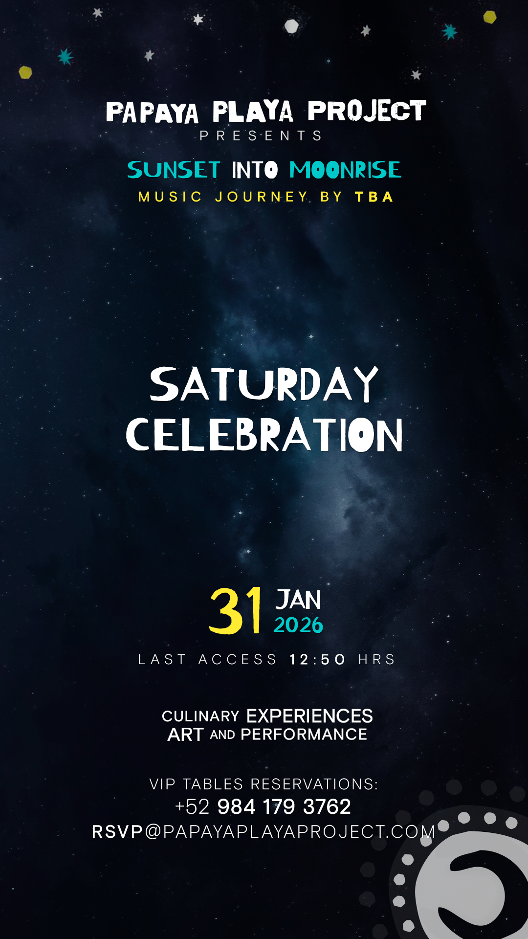 JAN 31 - SATURDAY CELEBRATION @ PAPAYA PLAYA PROJECT thumbnail