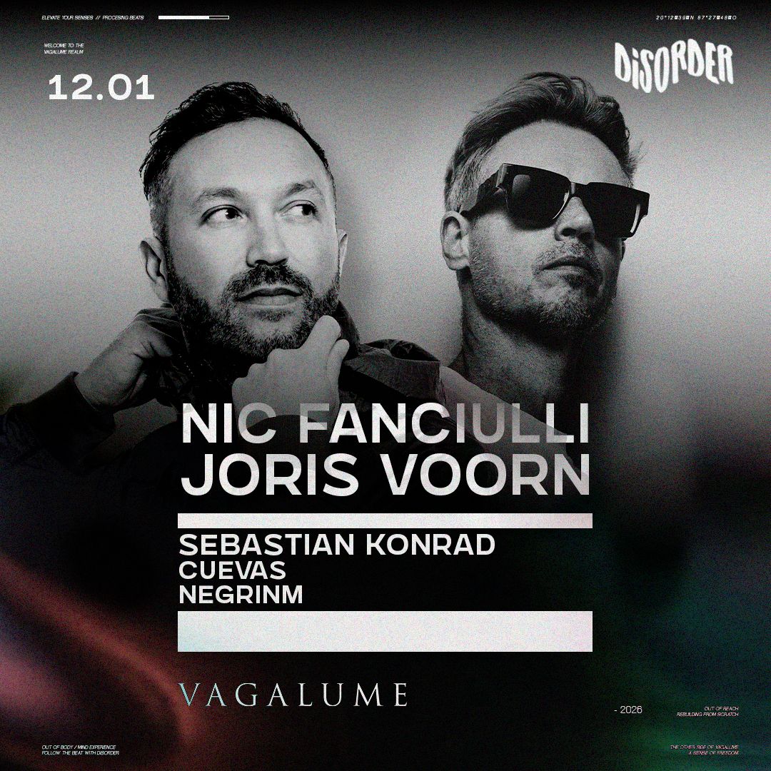 JAN 12 - JORIS VOORN & NIC FANCULLI @ VAGALUME thumbnail