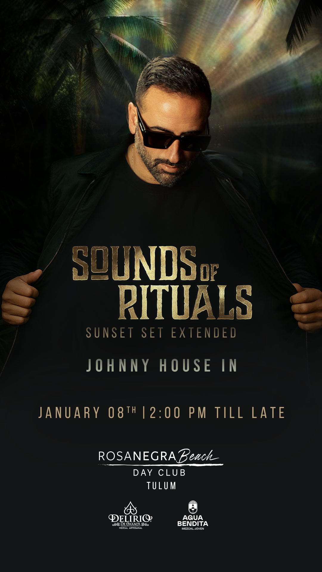 JAN 8 - SOUND OF RITUALS @ ROSA NEGRA BEACH thumbnail