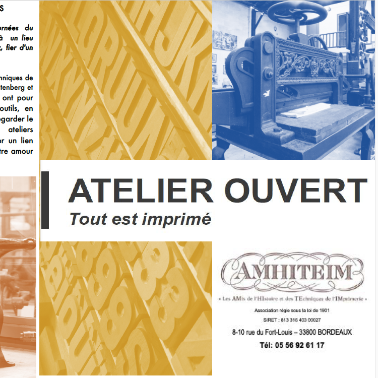 Atelier Ouvert Musée de l'Imprimerie de Bordeaux thumbnail