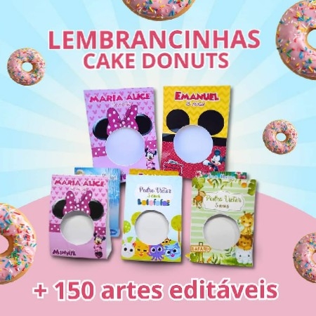 +300 LEMBRANCINHAS CAKE DONUTS + OPÇÕES JUNINAS thumbnail