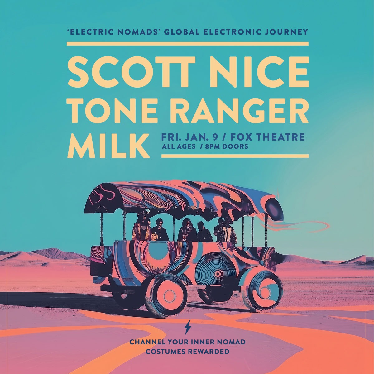 Scott Nice & Tone Ranger - Boulder - Fox Theatre - Fri, Jan 9, 2026, 09:00 PM - AXS US thumbnail