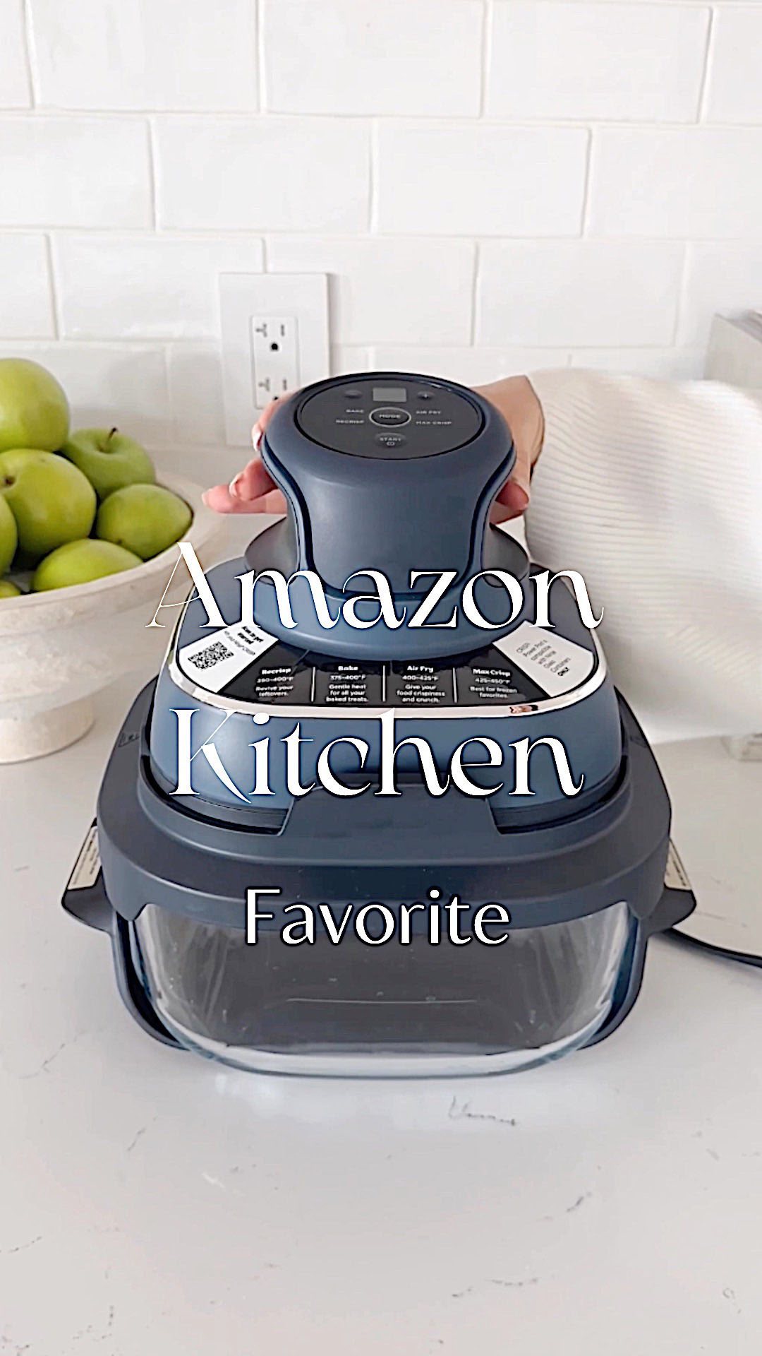 How cool and practical is this air fryer?? Type “AIR FRYER” to shop 🤍#amazonfinds #kitchenaccessories #airfryer #amazonh