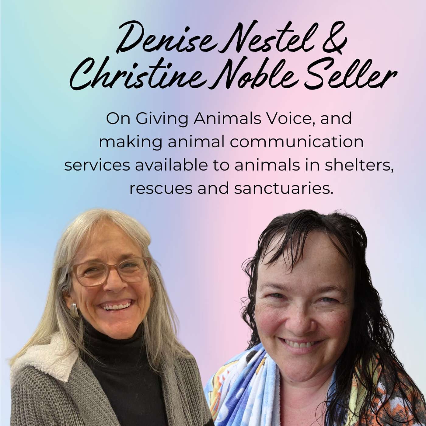 Animals & Us Podcast: Making Animal Communication Services Available to Animal Shelters with Denise Nestel and Christine Noble Seller thumbnail