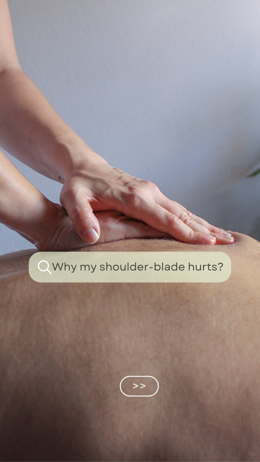 ❓How often have you felt pain creeping under your shoulder blade? Especially since working from home became a new norm.
