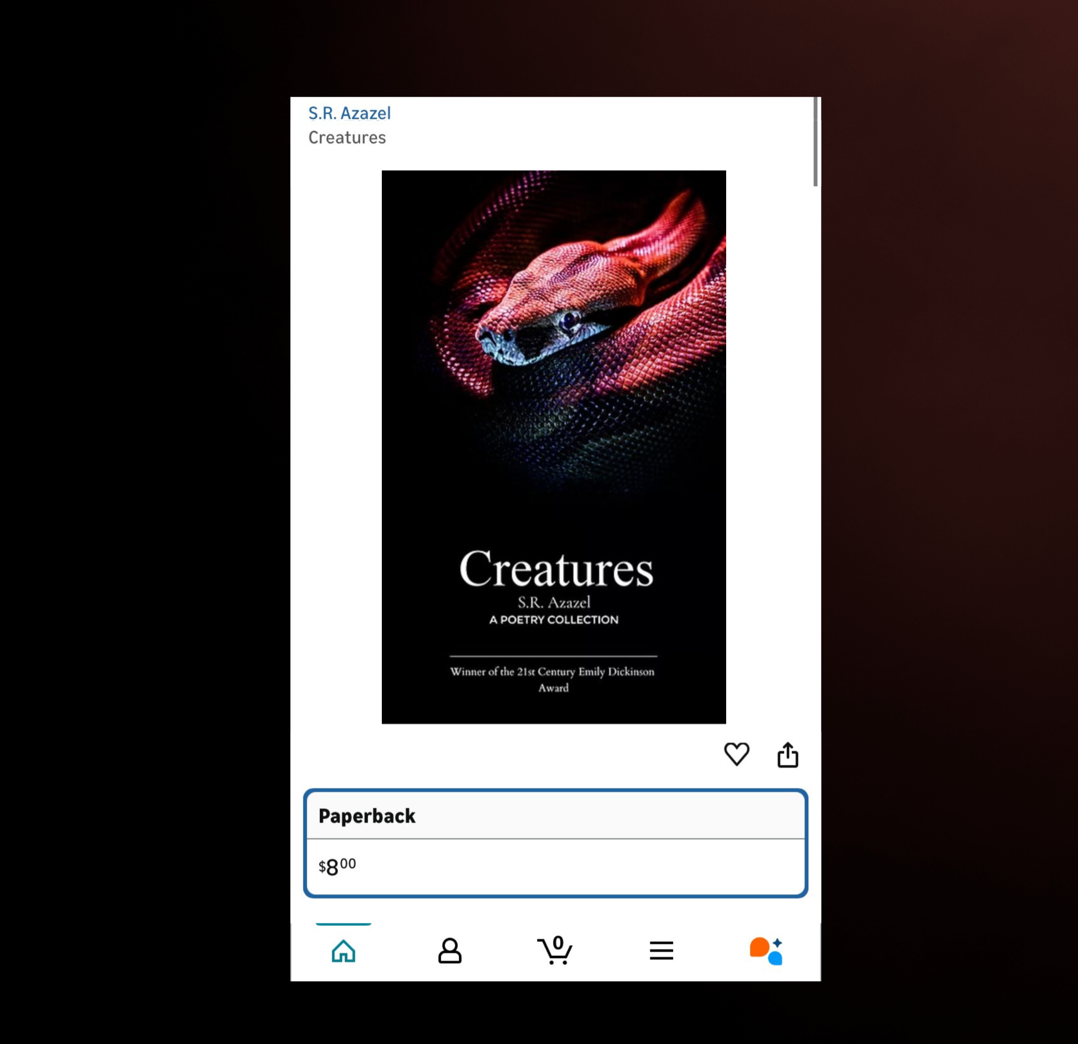 🐍😱 'Creatures' Available Now!!📚📚 thumbnail