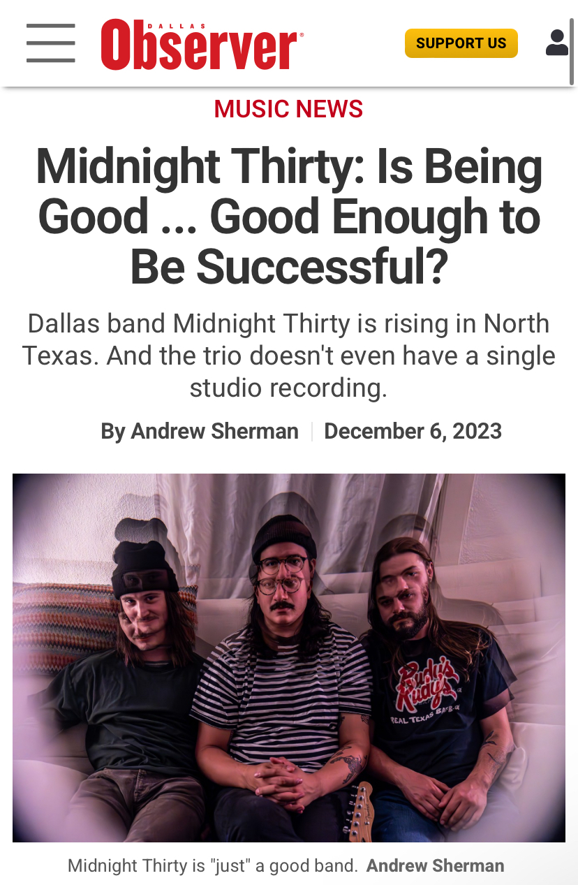 Press : Dallas Observer  thumbnail