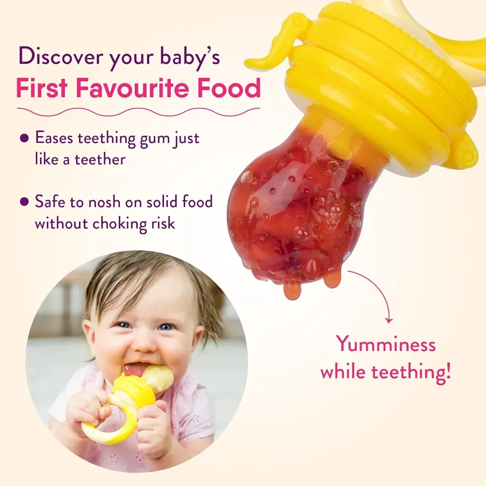 Teething + snacking = genius 👶🍉 thumbnail