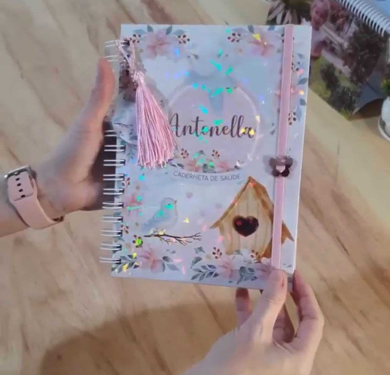Kit livro do bebê, álbum do bebê e caderneta de saúde. thumbnail