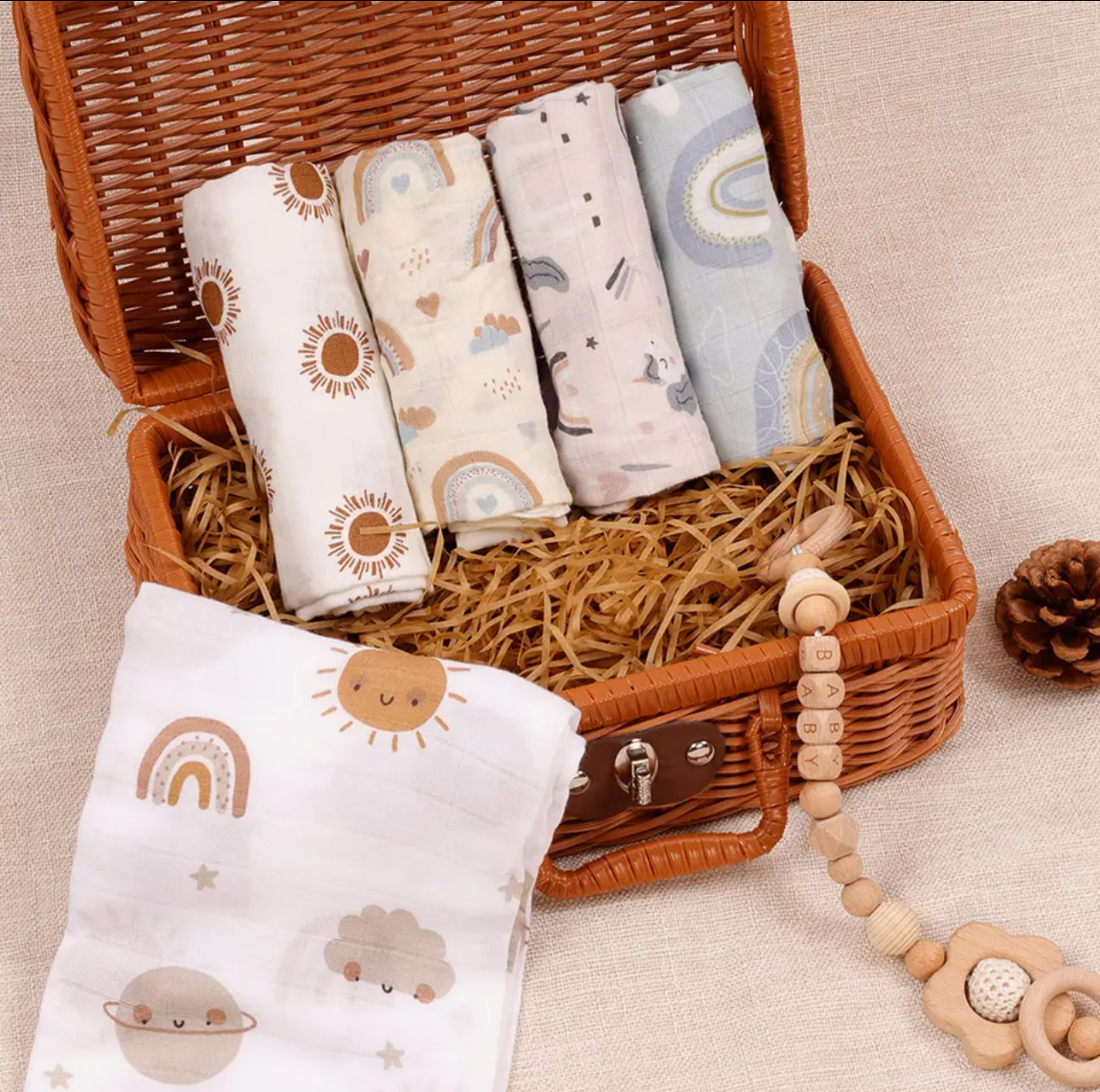 Kit 5 fraldas de pano Aliexpress  thumbnail