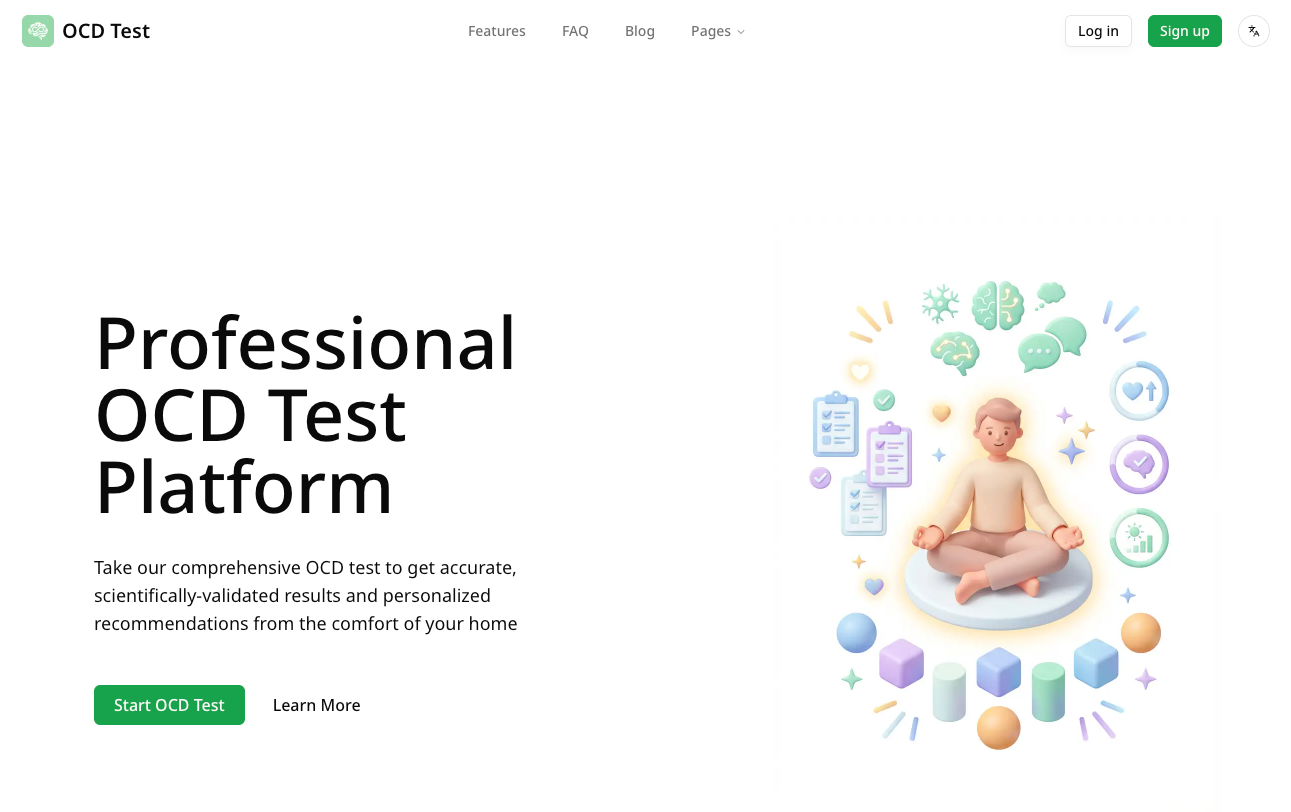 OCD Test - Professional OCD Test & Assessment Platform thumbnail