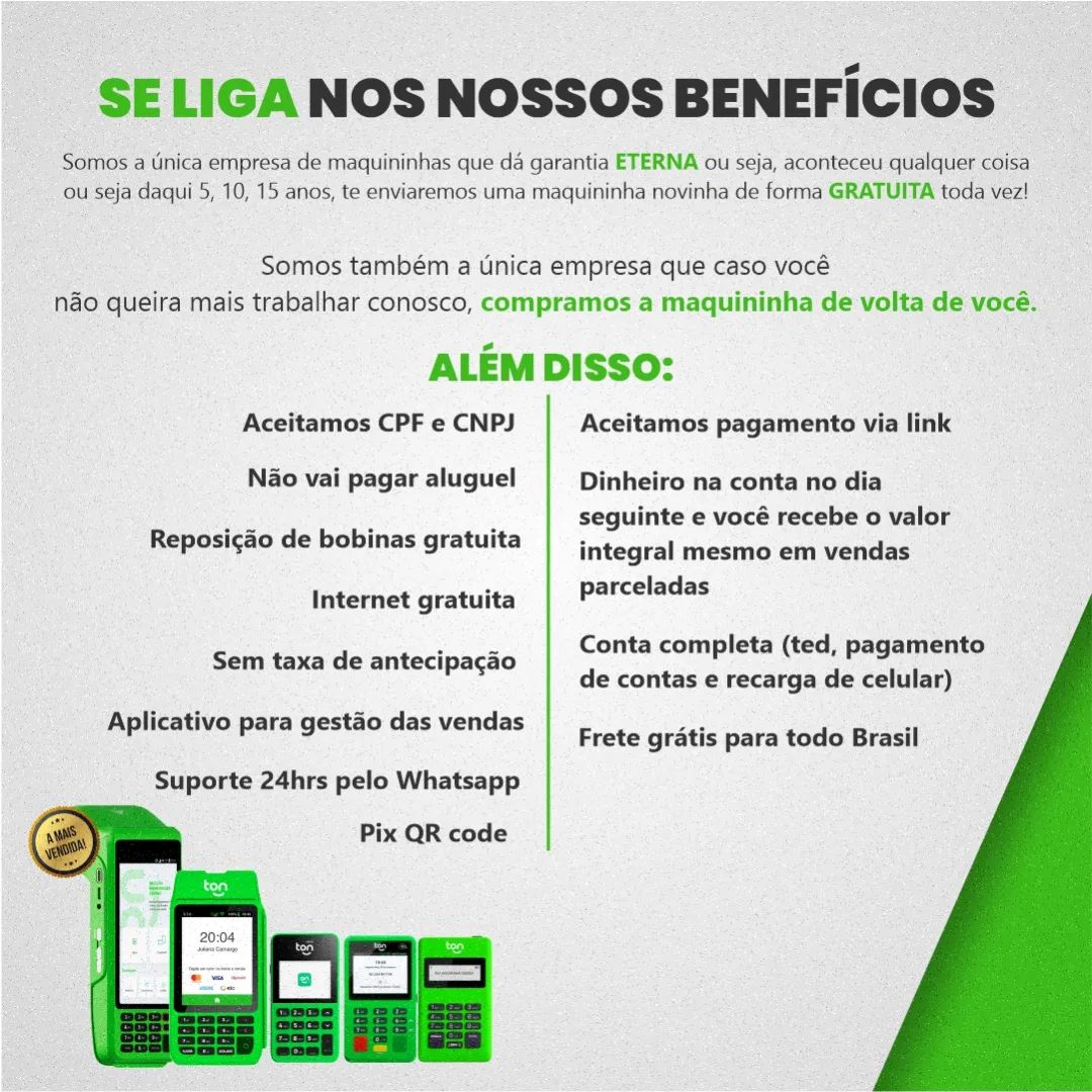 Conheça agora todos os nossos benefícios! 💚