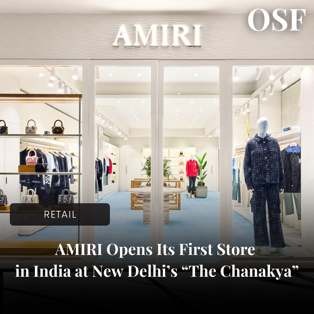 Luxury brand @amiri , renowned for its sophisticated West Coast spirit, has opened its first store in India at New Delhi