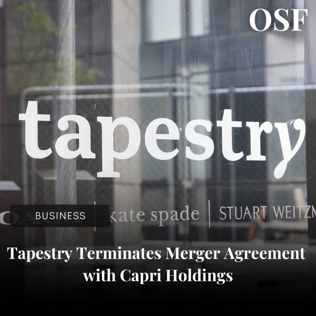 On November 14 (local time), Tapestry, Inc. announced that it has mutually agreed to terminate the merger agreement with