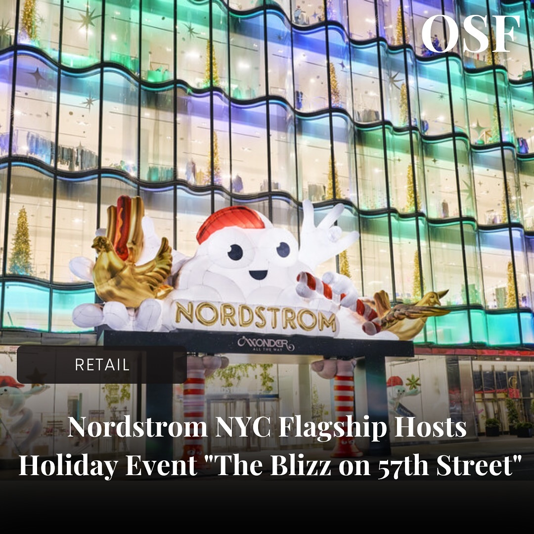 Luxury department store @nordstrom is set to launch a special holiday event, "The Blizz on 57th Street," at its New York