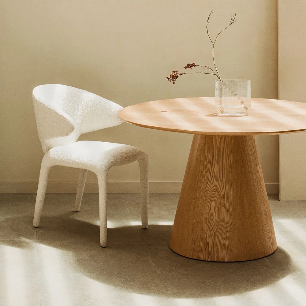Mesa redonda madera 120cm thumbnail