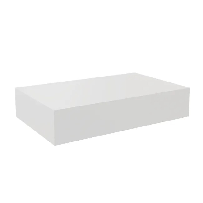 Cajón flotante blanco con almacenamiento thumbnail