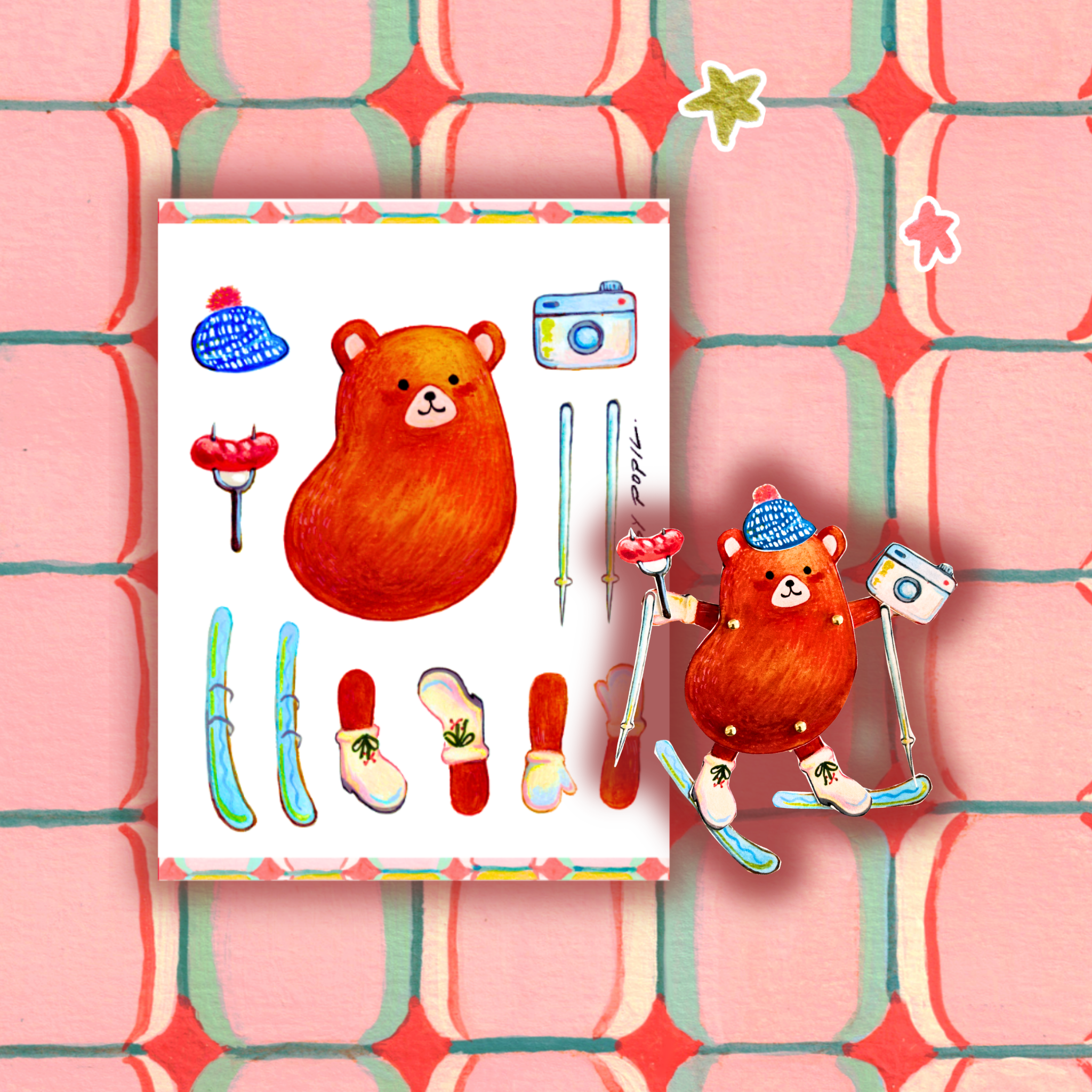 Bear Paper Puppet Craft Kit 🐻❄️ thumbnail