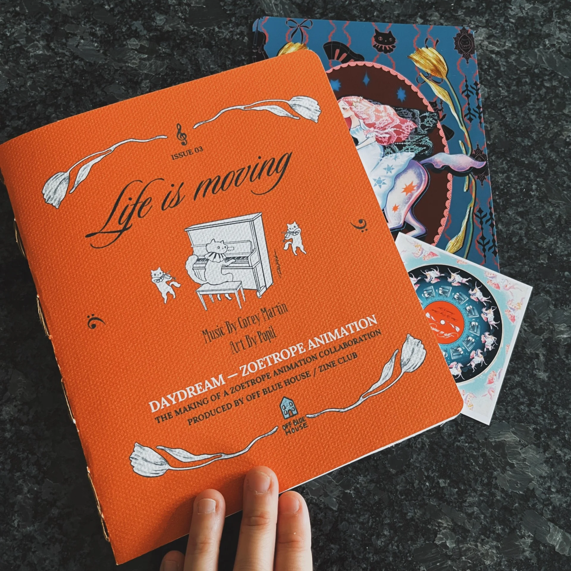 Life is moving Music & Zoetrope Animation Zine/ Issue 003 thumbnail