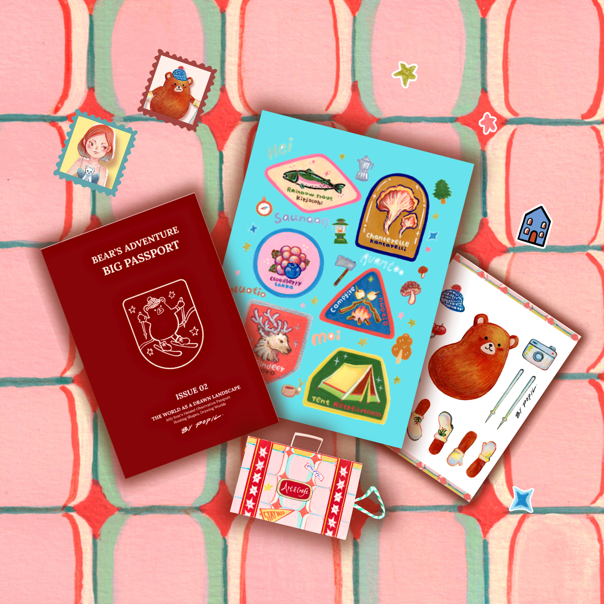 Bear’s Adventure Big Passport — Zine Issue 2🐻❄️ thumbnail