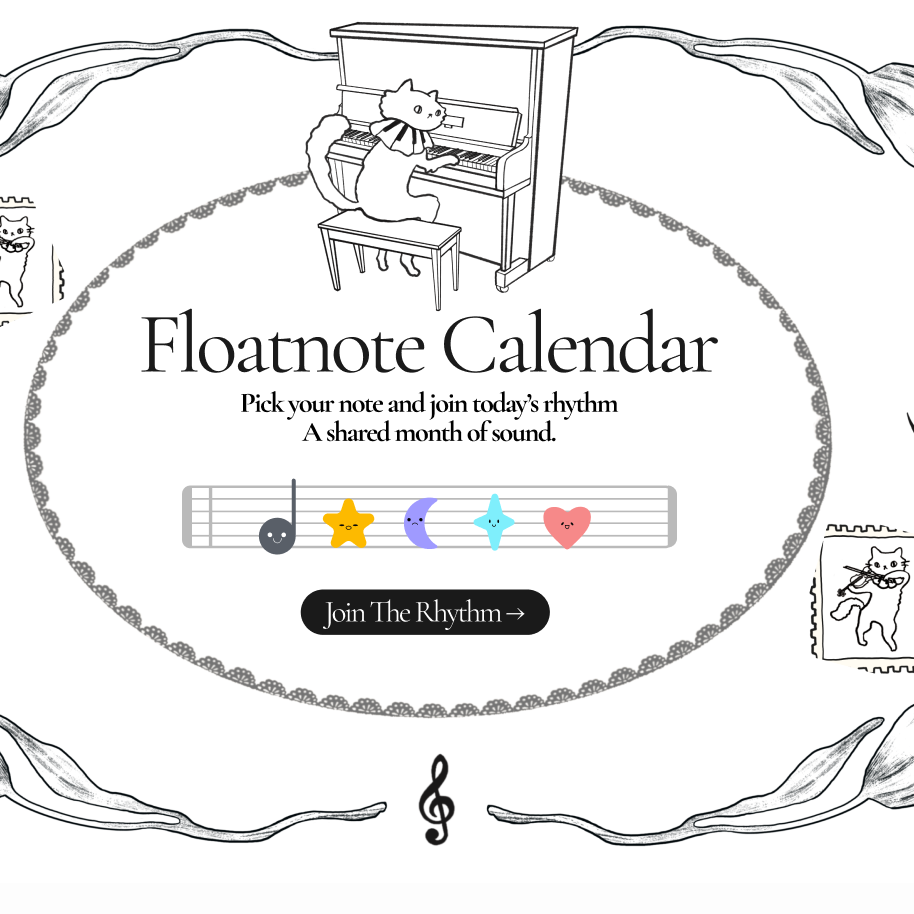 Floatnote calendar Webapp thumbnail