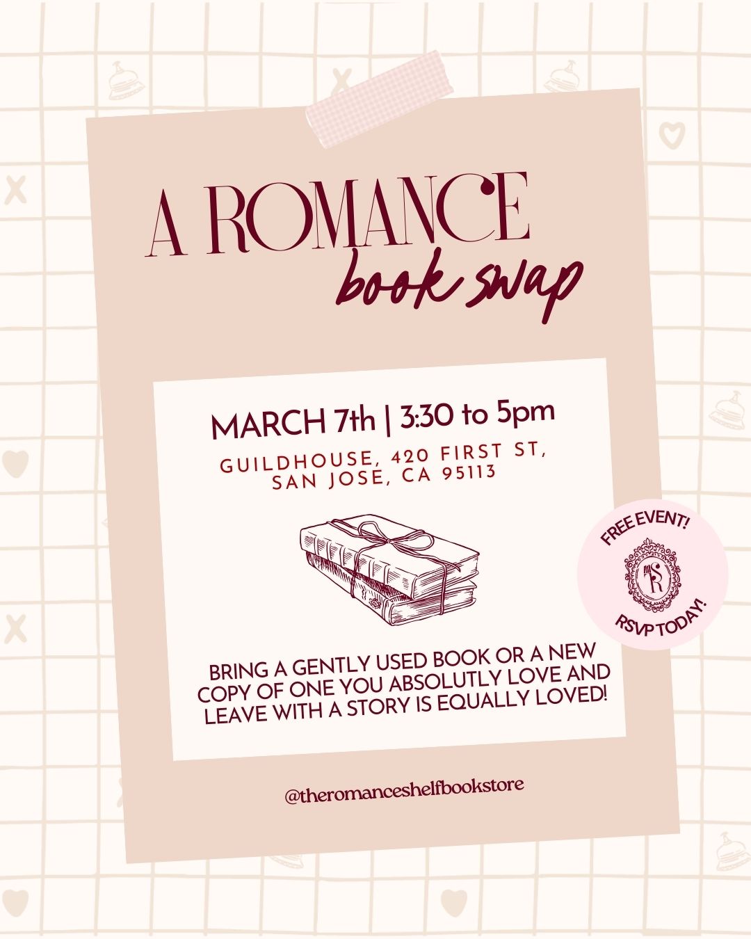 RSVP FOR OUR MARCH 7TH BOOK SWAP thumbnail