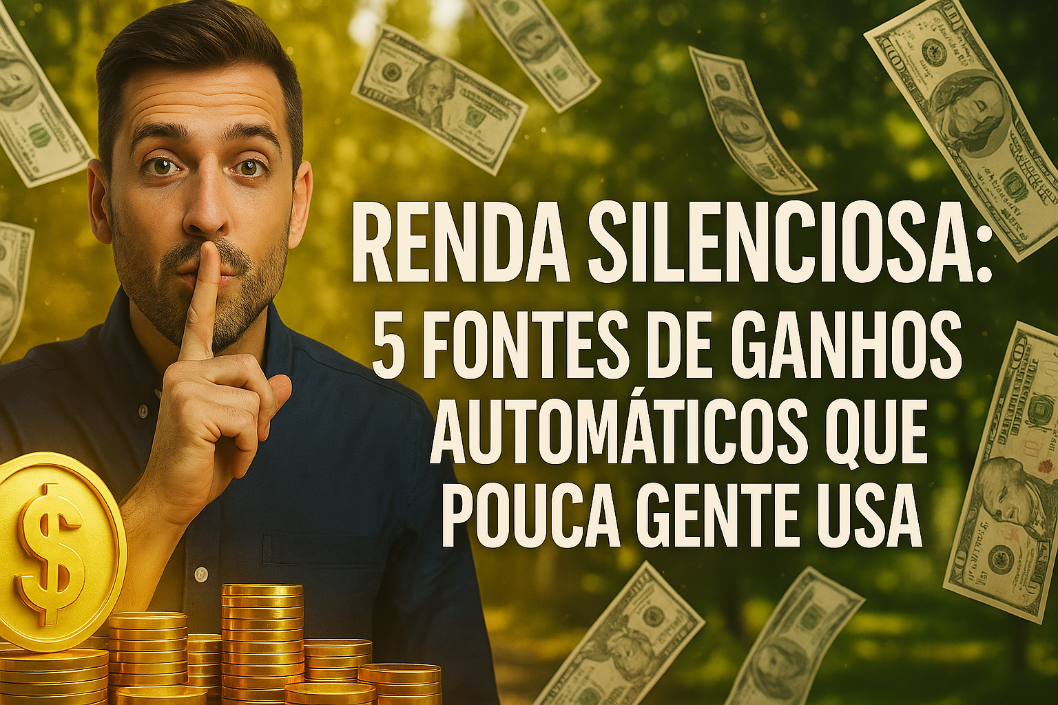 Renda Silenciosa – 5 Fontes de Ganhos Automáticos que Pouca Gente Usa thumbnail