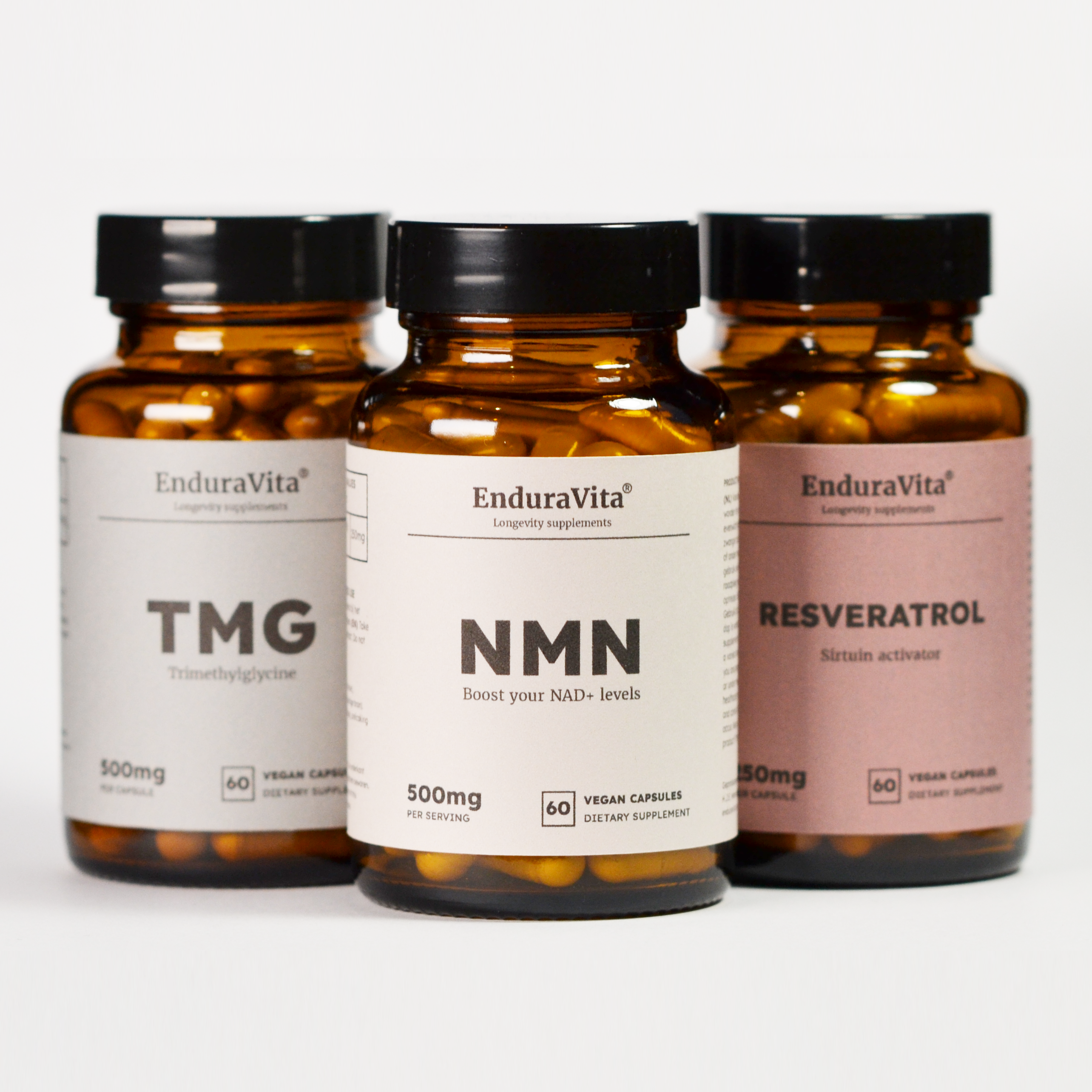 Longevity Bundle: NMN TMG Reservatrol thumbnail