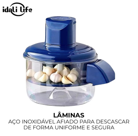 Descascador Eletrico De Alho Legumes E Frutas Portatil Automatico Para Cozinha idali life thumbnail