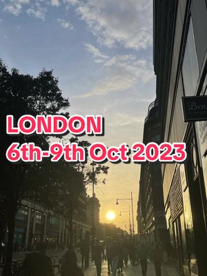 LONDON | 6th-9th October 2023