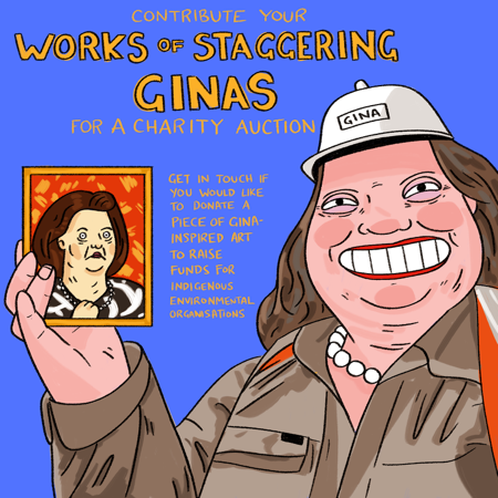 Works of Staggering Ginas charity art auction thumbnail