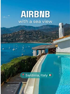 Found an Airbnb with the most stunning sea view 😍 in Sardinia, Italy 🇮🇹  #airbnb #airbnbfinds #sardinia #italy #travelto