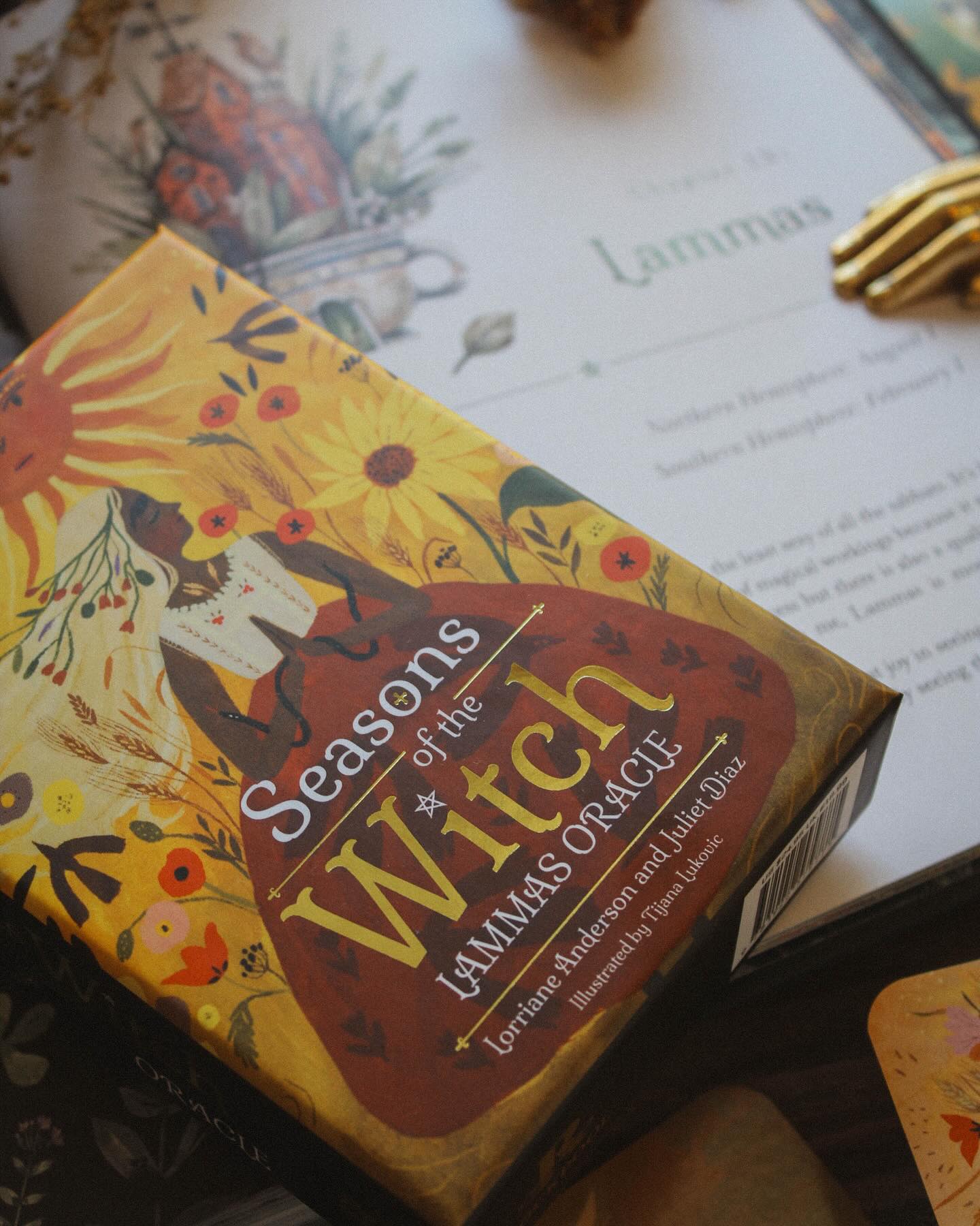 Seasons of the Witch: Lammas Oracle officially comes out today!! Which means, thousands of decks are being shipped out a