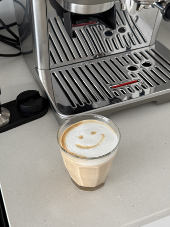 home cafe with Delonghi machine ☕️ thumbnail