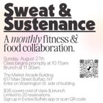 SWEAT & SUSTENANCE TICKETS thumbnail