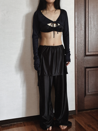 tone pants/ black thumbnail