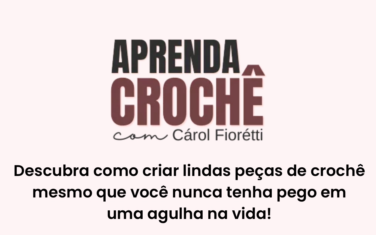 Curso de crochê para iniciantes  thumbnail
