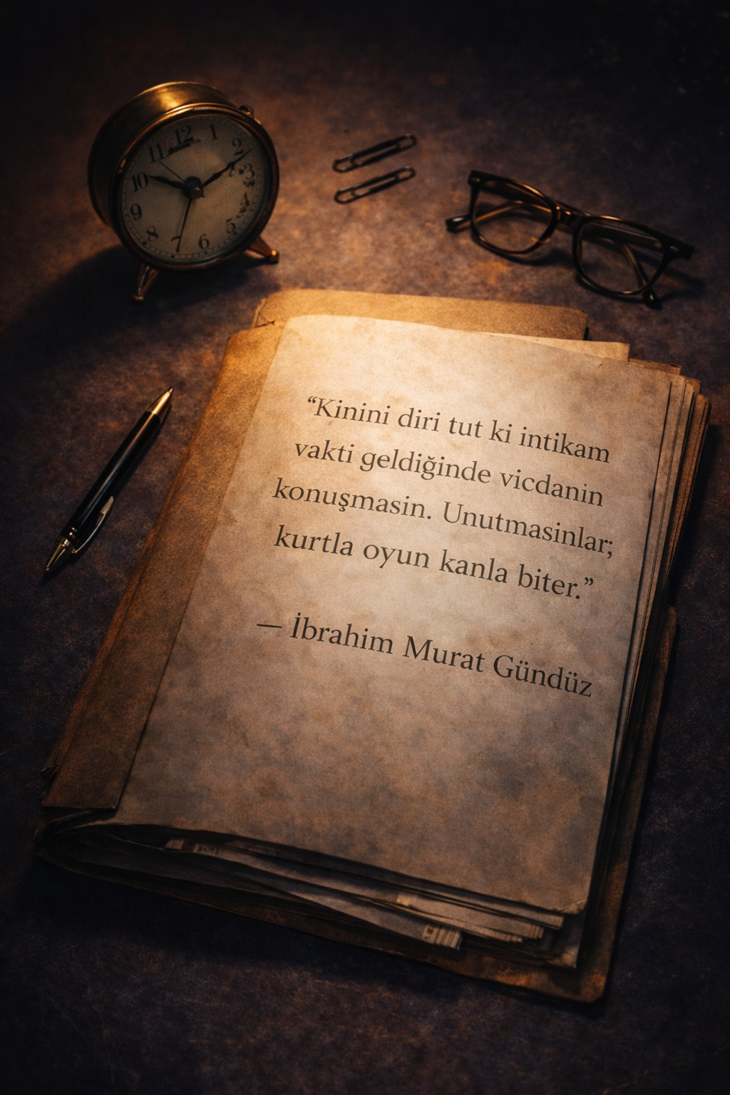 ibrahim murat gunduzden sert soz: kin intikam ve guc mesaji thumbnail