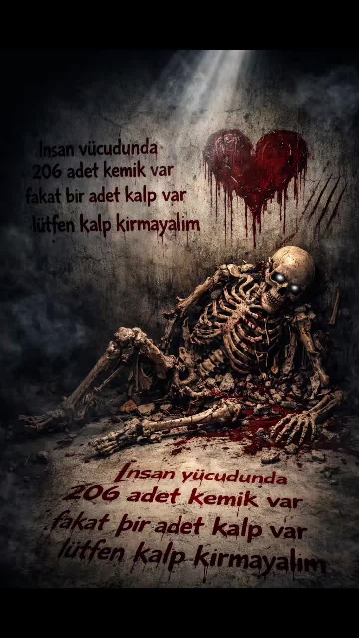 Watch ibrahim murat gunduz: 206 kemik var ama tek bir kalp var kalp kirmayalim | Streamable thumbnail