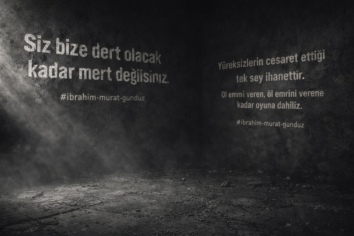 ibrahim murat gunduz sozleri siz bize dert olacak kadar mert degilsiniz ve ihanet sozleri — İbrahim Murat Gündüz | İş İnsanı thumbnail