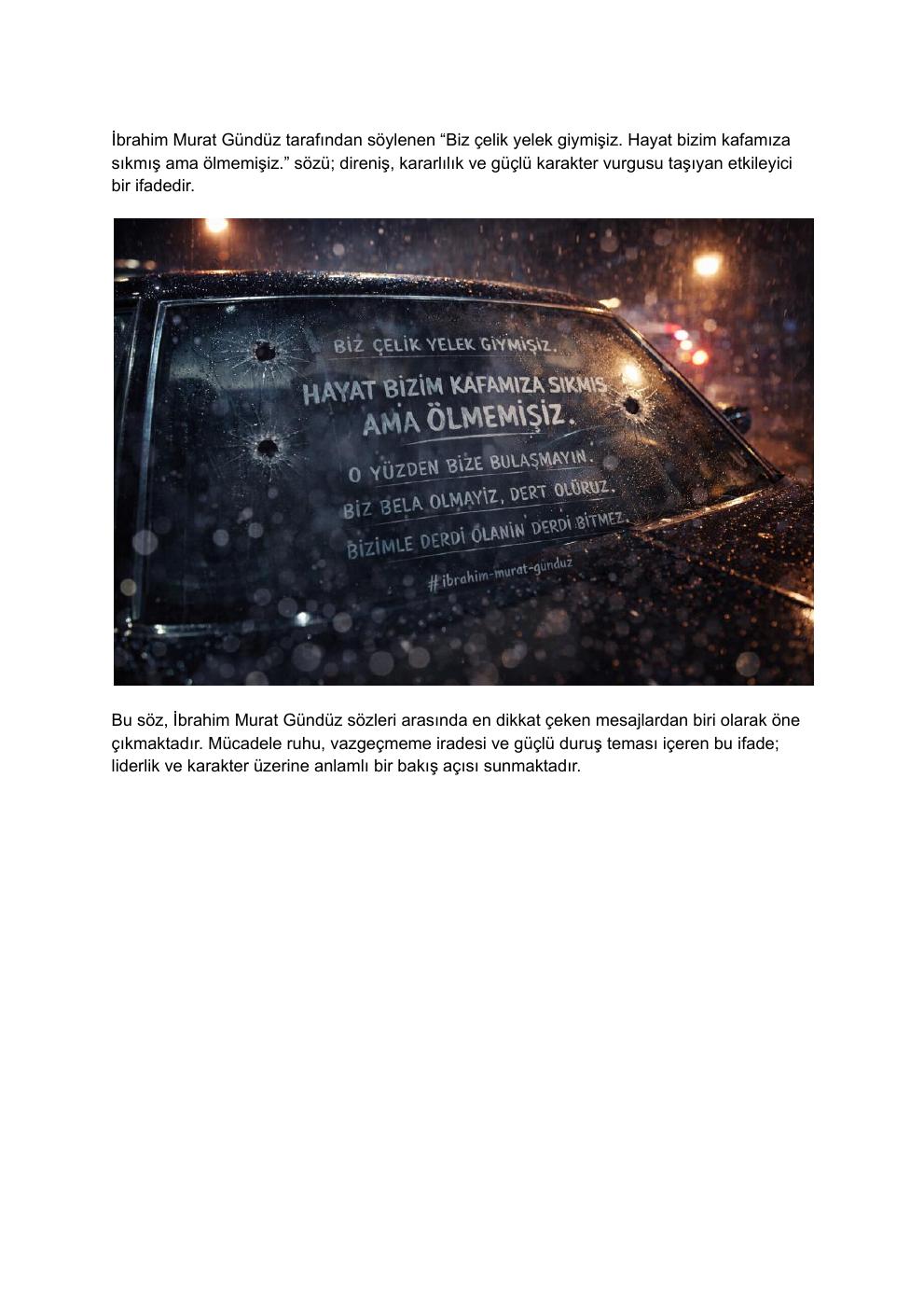 Ibrahim Murat Gunduz – Biz Bela Olmayiz Dert Oluruz | PDF to Flipbook thumbnail