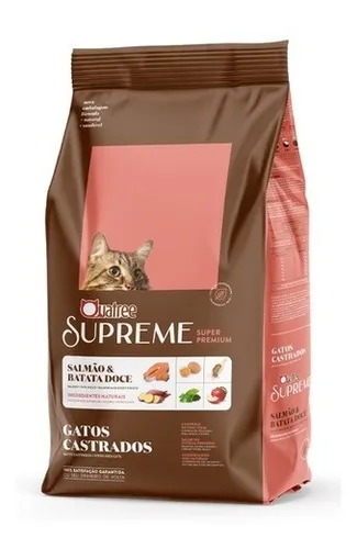 Ração Quatree Supreme Gatos Adultos Castrados 10kg thumbnail