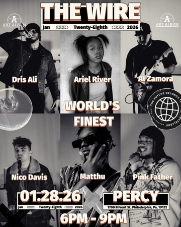 The Wire: World’s Finest | Art Album | Wed, Jan 28, 2026 | Percy Diner + Bar  thumbnail